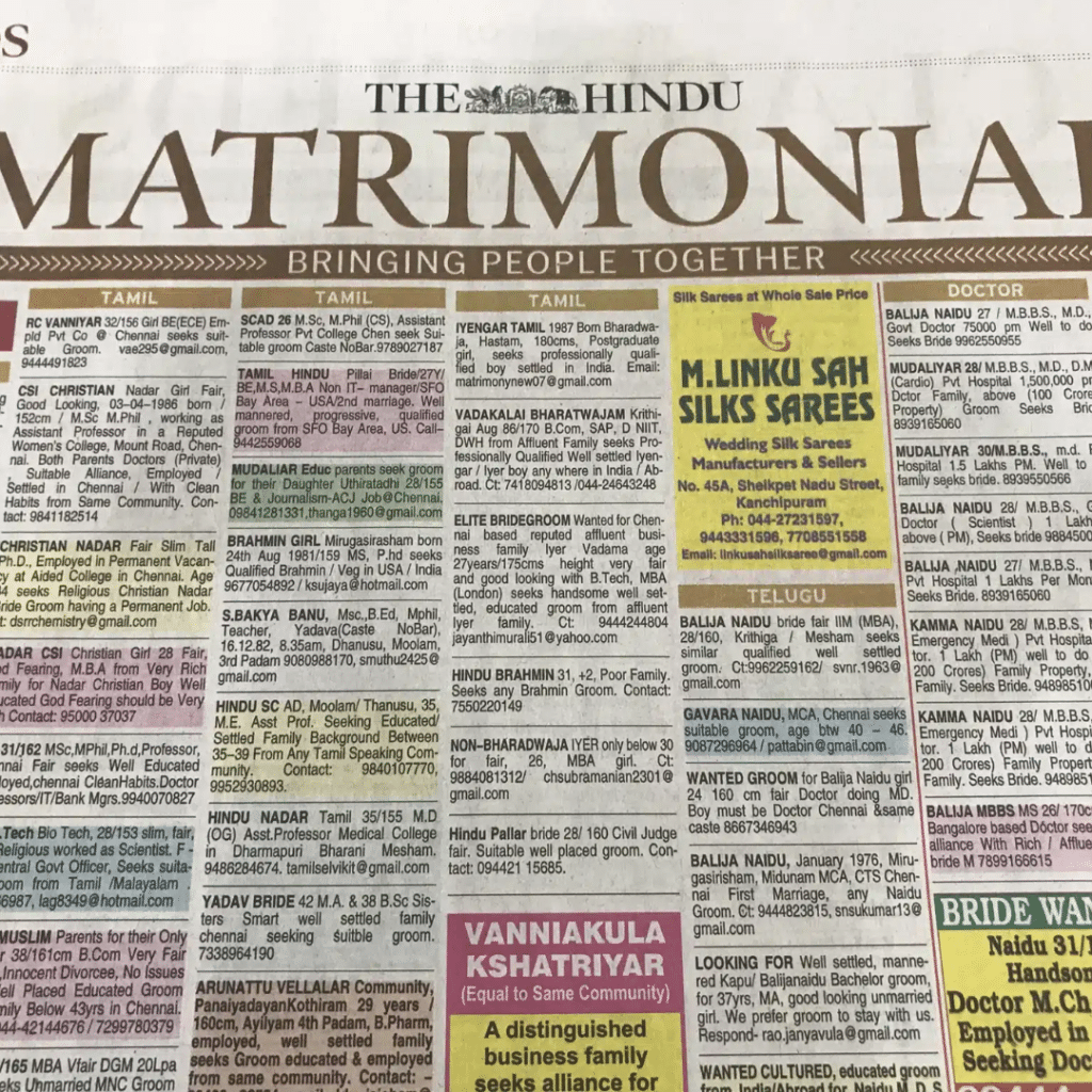 arrangierte Ehe in Indien