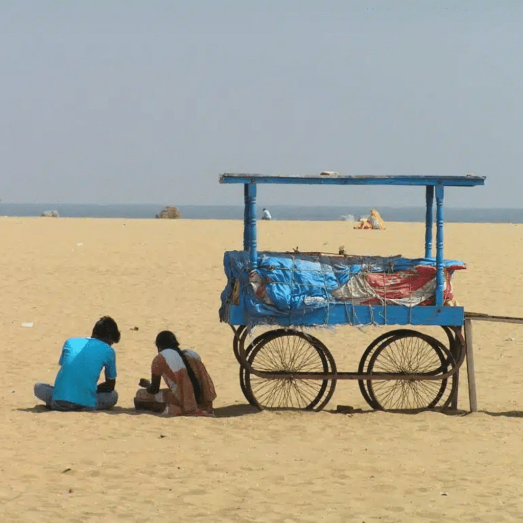 Liebespaar am Strand