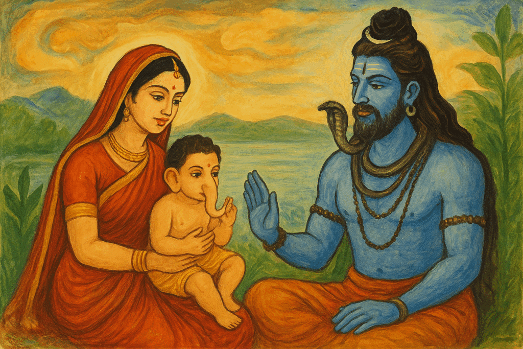 Geburt Ganesha
