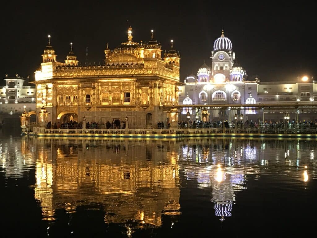 der goldene Tempel von Amritsar