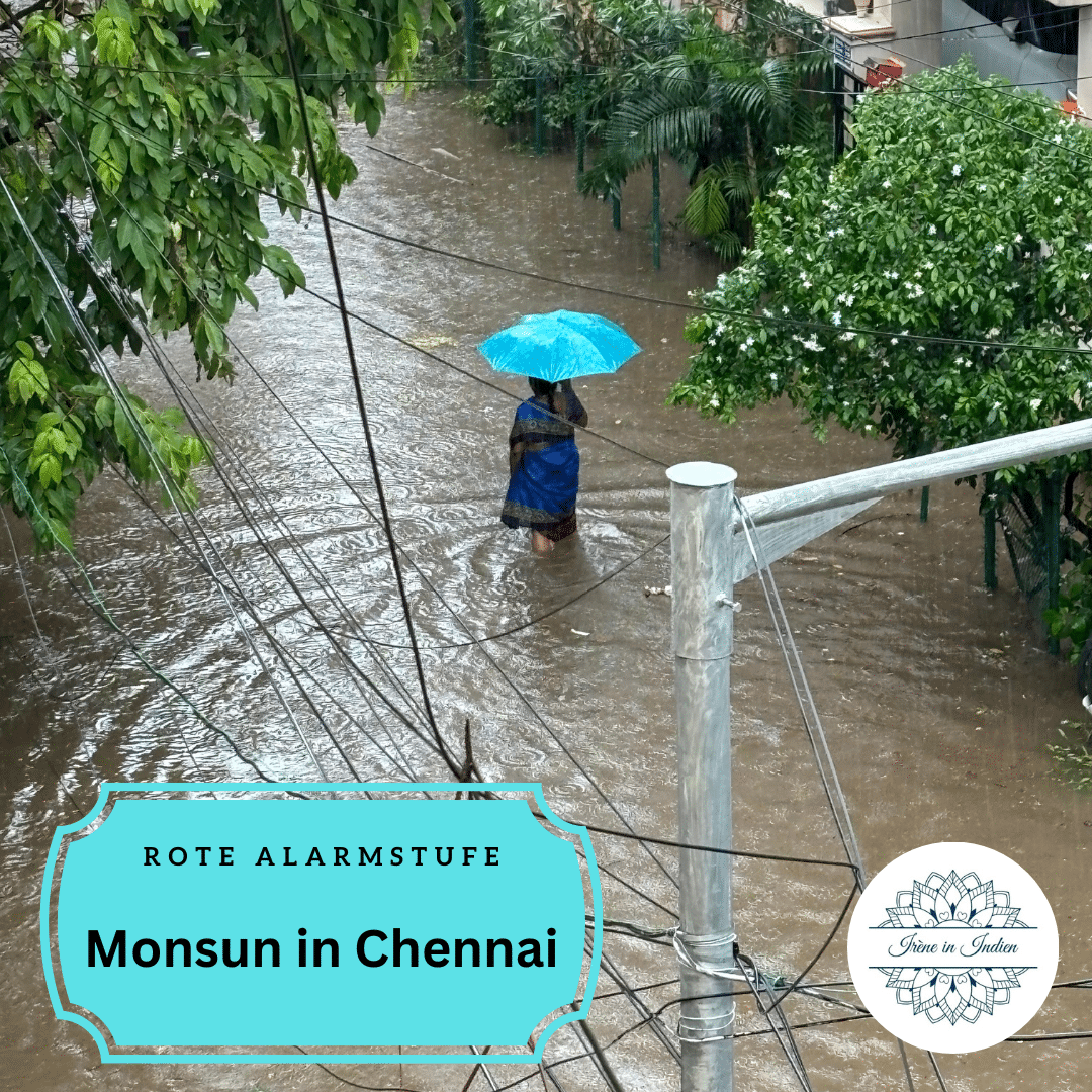 Heftiger Monsun in Chennai