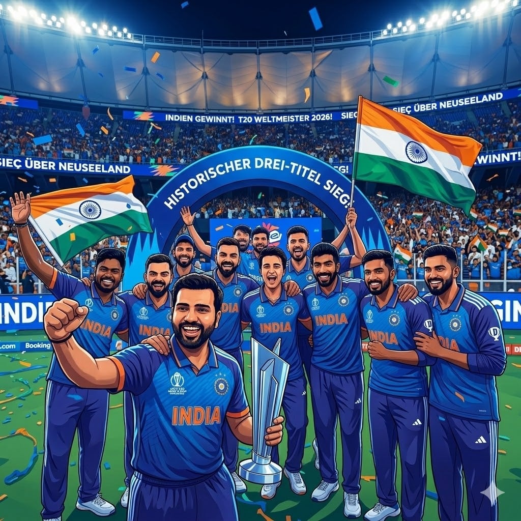 Indien Cricket Weltmeister 2026