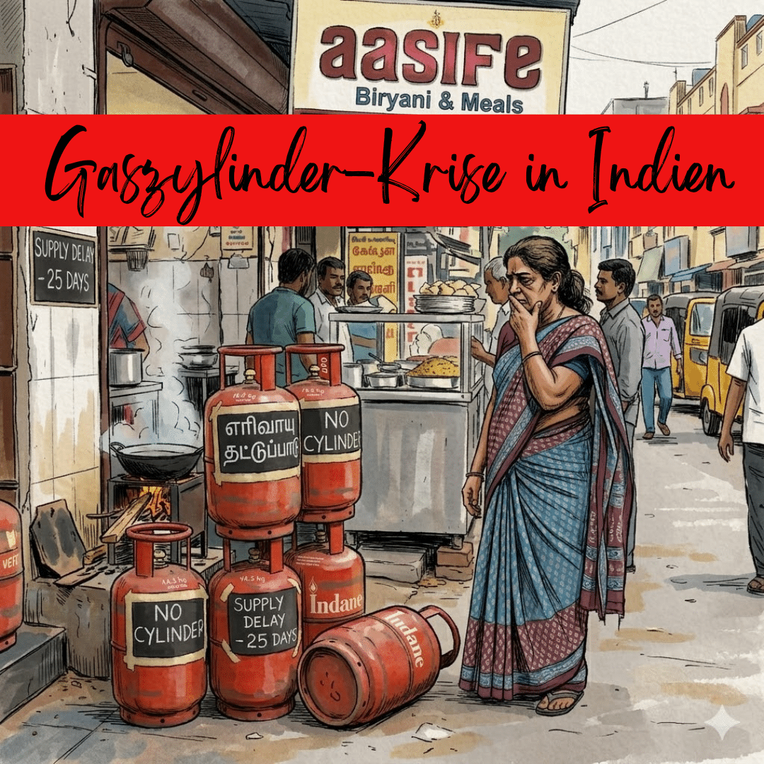 Gaszylinder-Krise in Indien