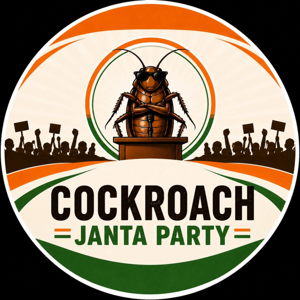 Kakerlaken-Partei in Indien